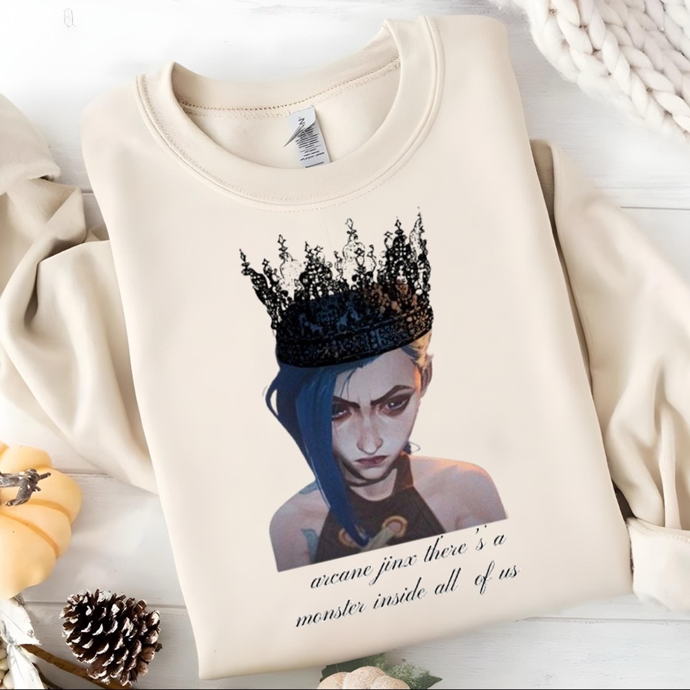 New Arcane Jinx Unisex Sweatshirt
(Never worn)